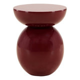 Dax Side Table Burgundy