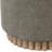 Modern Fabric and Solid Wood Round Storage Ottoman-623271254