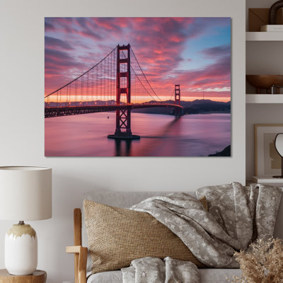 San Francisco Golden Gate Bridge, reproduction d'art sur toile