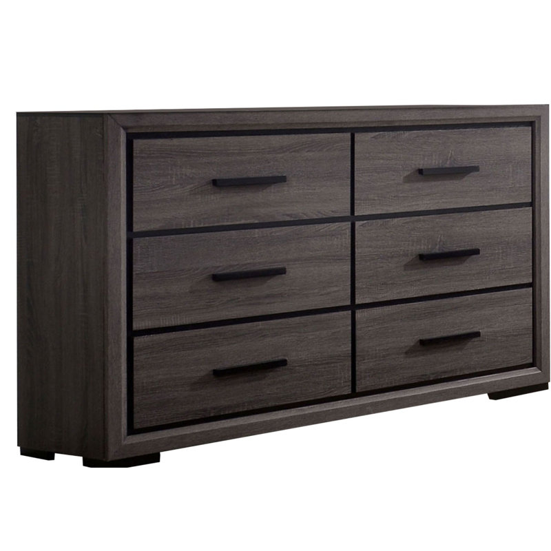 Commode double 6 tiroirs Helvey