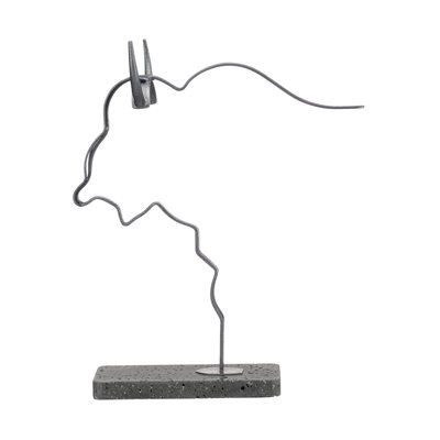 Modern Abstract Bull Head Metal Statue
