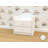 Szn01 bedside table, white handle