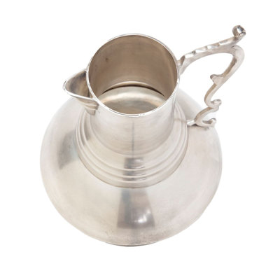 Pichet décoratif antique en argent et vase