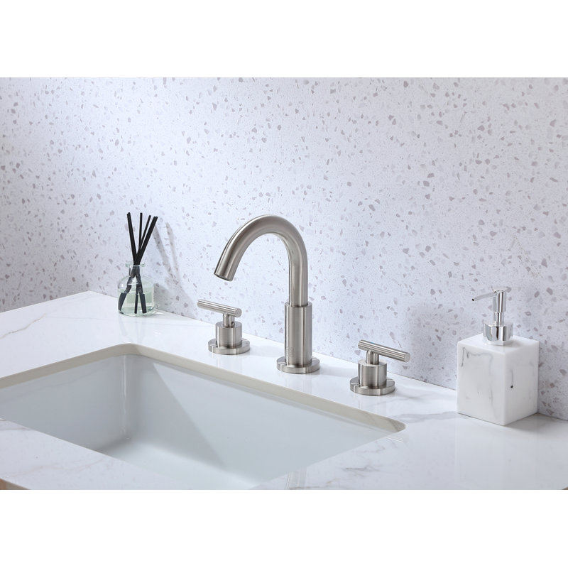 Leah 2-handle Bathroom Faucet, Brushed Nickel