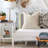 Maya Appliqued Linen Throw Pillow