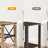 Eidelweiss Tall End Table Nightstand with 2 USB Ports, 2 Power Outlets, and 2 Storage Shelves-349204457