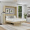 Studio Murphy Bed with Desk