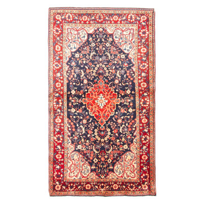 Kayseri Navy Rug 4'5" x 7'7"