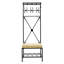Portemanteau en fer avec banc et rangement pour chaussures Ahjanay-813758451
