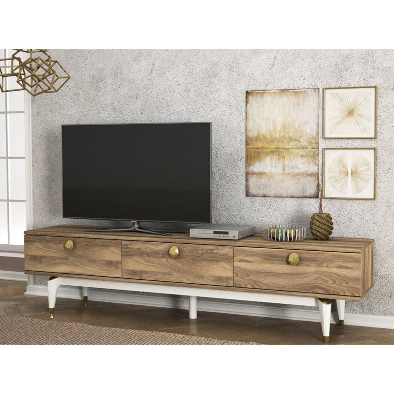 Iosten Unfinished TV Stand for TVs up to 40"