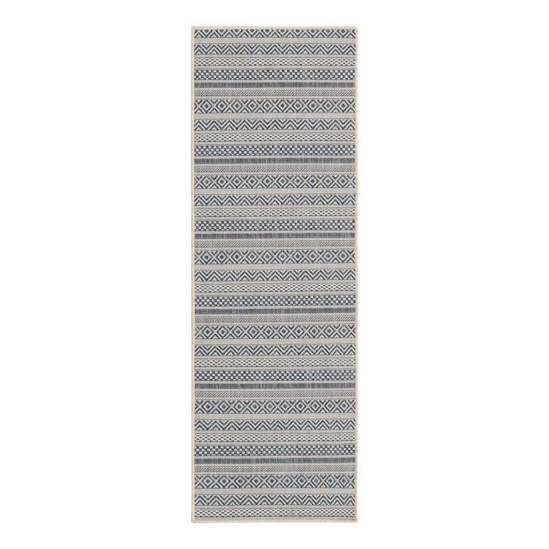 Evolet Striped Indoor / Outdoor Rug, Runner 2' x 6'
