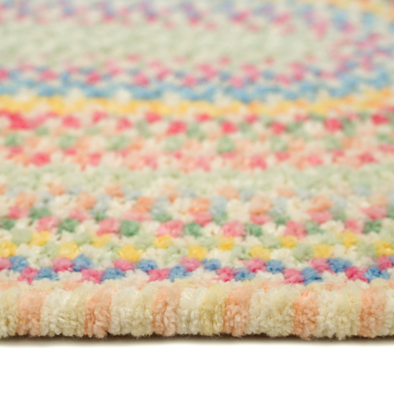 Aaru Cotton Indoor Rug, Oval 11'4" x 14'4"