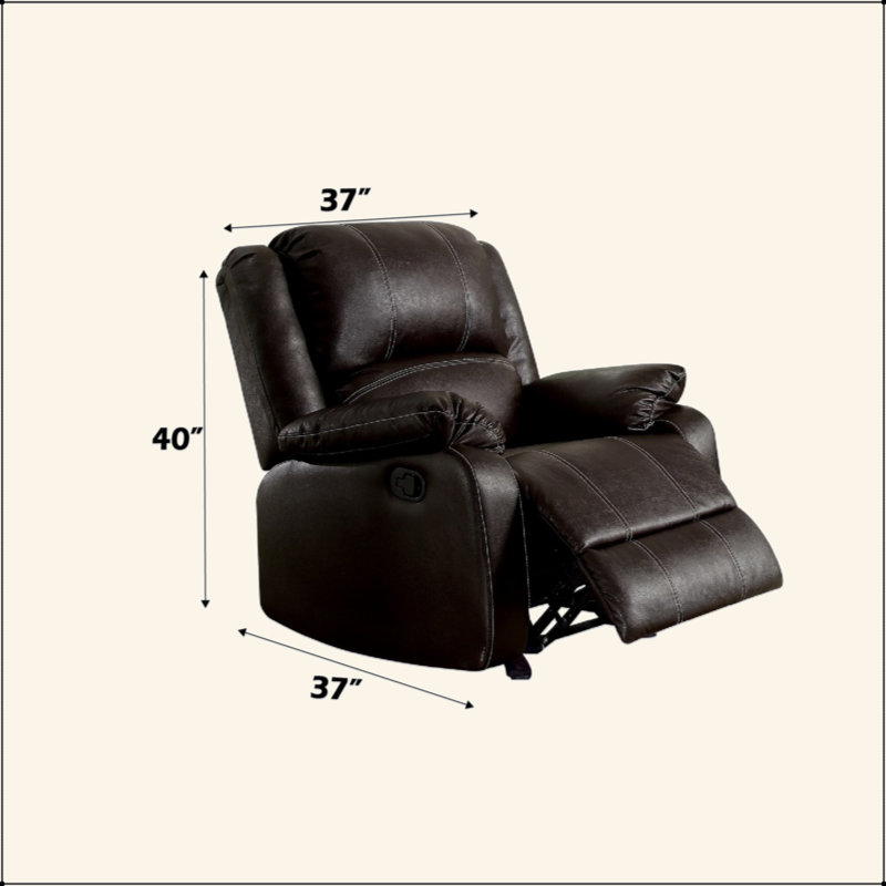 Fauteuil inclinable en cuir synthétique