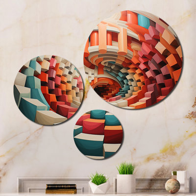 Abstract Wall Decor on Metal