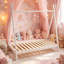 White Painted Pine Bed