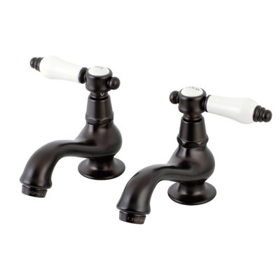 Kingston Brass Bel-Air Two-Handle Deck Mount Basin Tap Faucet