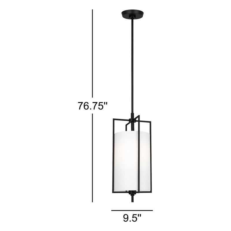 Perno 4 - Light Pendant, Aged Iron, 21.25" H x 9.5" W x 9.5" D