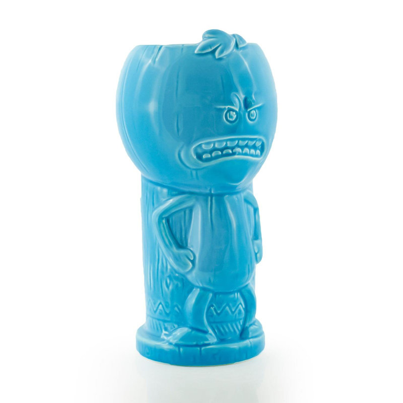 Geeki Tikis Rick & Morty Mr. Meeseek | Tasse en céramique de style tiki | Peut contenir 18 onces
