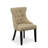 Elegant Tan 35" Dining Chair with Wingback Comfort-1526530253-1578553504