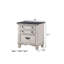Table de bout à deux tons avec deux tiroirs de rangement, meubles de chambre à coucher | Idée de cadeau