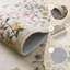  Tapis floral beige lavable 6 x 9 avec envers antidérapant Floral-372561279