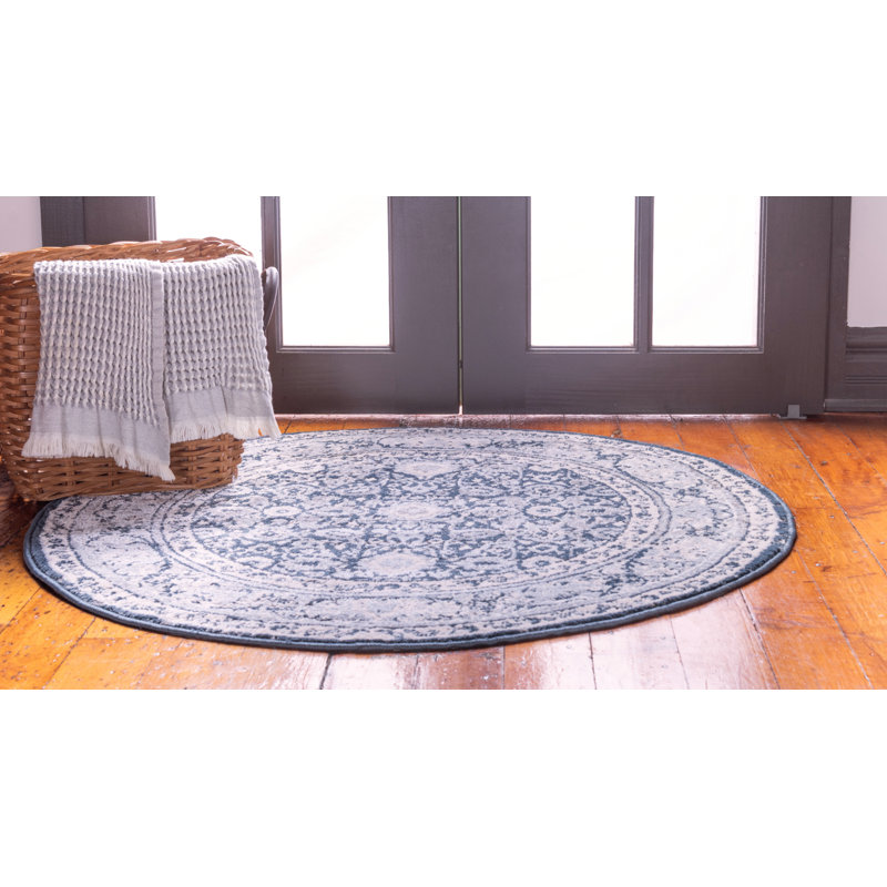 Hedman Floral Indoor Rug, Round 3'3"