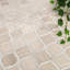 Carrelage mosaïque en marbre poli 11 po x 13 po Tivoli