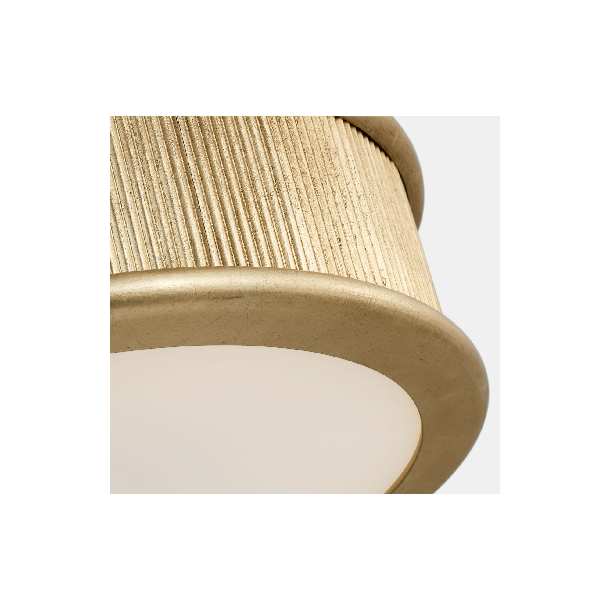 Rigsby Flush Mount, Gild, 6" H x 18" W x 18" D