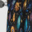 Cosmic Nomad Boho Motif III - Rideau bohème abstrait - Rideau abstrait occultant - 1 panneaux-107626195