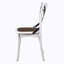 Ensemble de 2 chaises de salle à manger de style rustique moderne avec design rétro en X