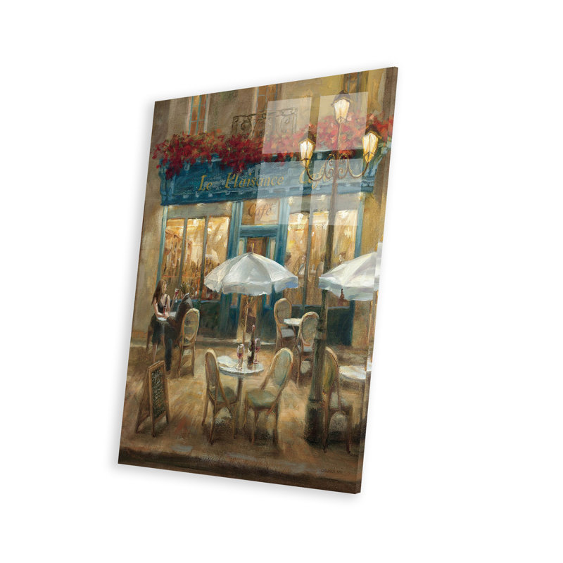 «Paris Cafe I Crop On Plastique / Acrylique» par Danhui Nai, peinture