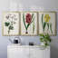 Toile encadrée antique de qualité florale antique avec encadrement prêt à accrocher-69983294-69983289