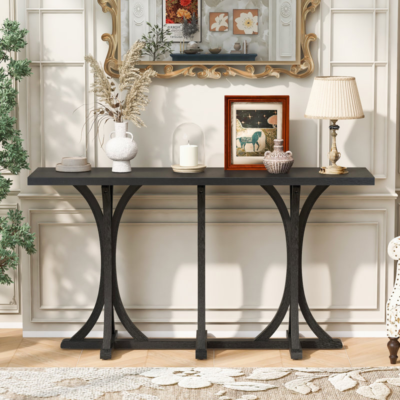 59.8'' Wooden Console Table Hallway Foyer Table