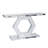 Sparkling Crystal Hexagon Mirror Entryway - Premium Modern Foyer Console Table With Diamond Glass Effects