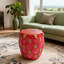Tabouret Dragon Fruit, tabouret surdimensionné en résine 13,4 po, table d'appoint, décorations d'intérieur pour jardin, mobilier d'extérieur polyvalent