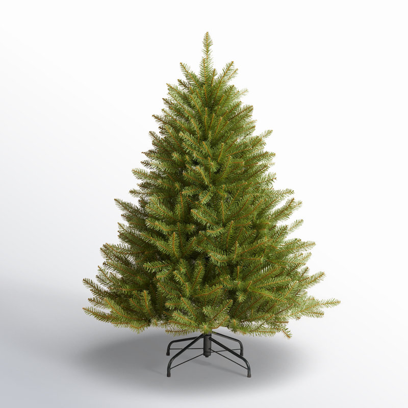 Sapin de Noël floqué et illuminé, H 6 pi 5 po