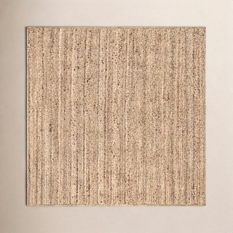 Tapis en jute naturel Aevry, Carré 4 pi