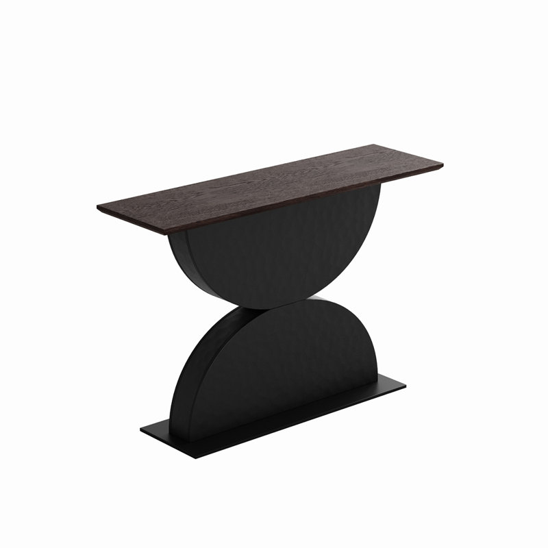 Wood Console Table With Led Light