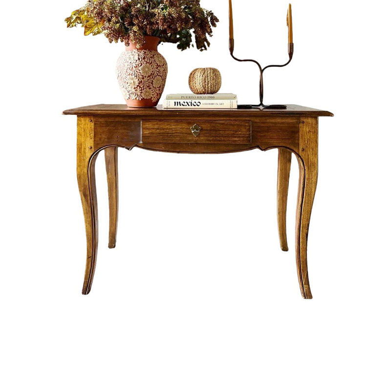 Table d'entrée de style français en bois massif rétro