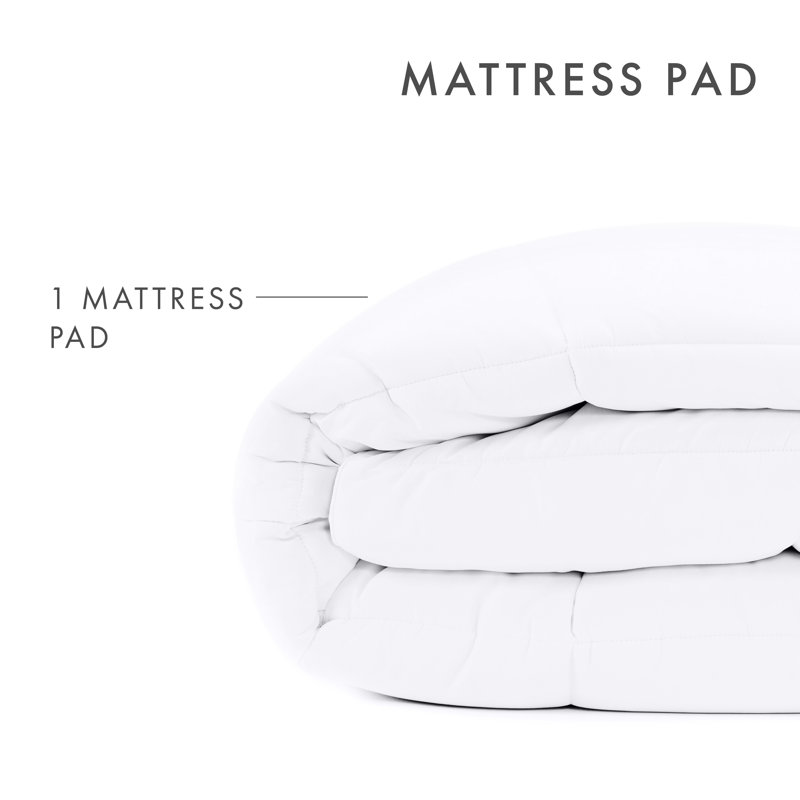 Surmatelas en duvet synthétique hypoallergénique de 2,5 po Hamish, Simple
