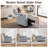 360°Swivel Rocker Recliner Chair With Adjustable Armrests&Headrest,Nursery Glider For Breastfeeding-1169741896
