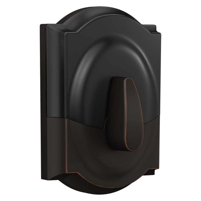 Schlage Touch Keyless Touchscreen Deadbolt with Camelot Trim, Aged Bronze