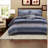 Premium Queen Bedding Sets, Cotton Sheets, Watercolor Stripe For Home