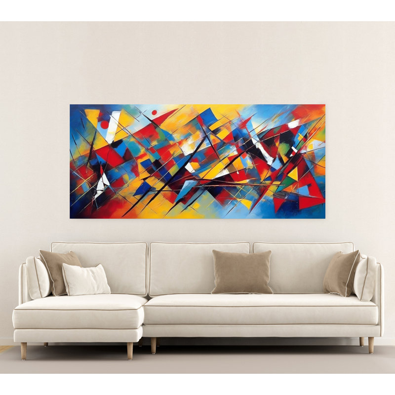 Shattered Fragments, 18" H x 36" W
