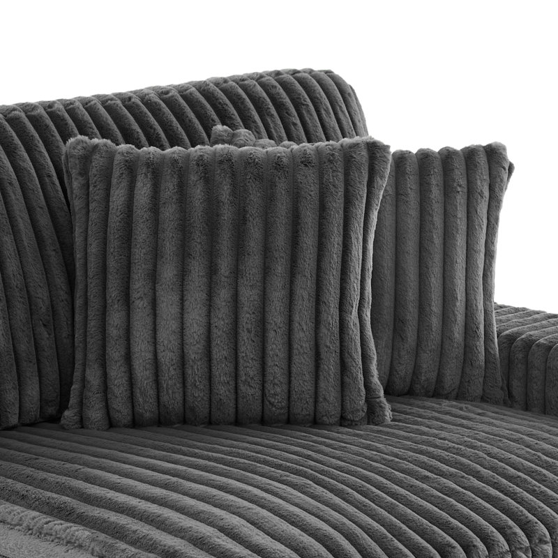 Modular Corner Sofa, Grey