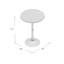 Manuel Round Metal Base Dining Table-519883805