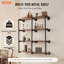 4 Piece Square Steel Floating Shelf
