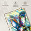 «Nerd Rabbit Paint», reproduction sur toile-1499267062