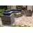 Lsi Fully Assembled 6 Person Seating Group With  Sunbrella Cushions And Concrete Firepit-1322938644
