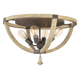 Middlefield 4 - Light 23.75" Caged Bowl Flush Mount
